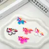 Desenho Animado PVC Cola Macia Arco-Íris Unicórnio DIY Capa de Celular Acessórios para Penteado Sapatos com Furos Fivela de Sapato Acessórios de Decoração Patche