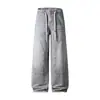 Roupas Masculinas Fengshe / Novo Estilo de Rua Americano e Harajuku 2026 Jeans Estruturados, Calças de Lenhador Retas Largas com Curva
