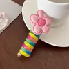 Corda de Celular Elástica Doce e Menina Elástico de Cabelo Verão Durável Artefato de Trança Headband de Trança Bolha de Amor