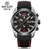 Reloj Deportivo Multifuncional Meiger con Cronógrafo y Correa de Silicona, Cuarzo para Hombre Modelo 2063G