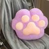 Almohada Muñeca Calentador de Manos con Forma de Pata de Gato Cubre Manos Peluche Muñeco Tres en Uno Muñeco Cojín de Pata de Gato