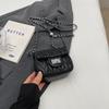 Bolso de cadena romboidal transfronterizo para mujer, primavera y verano 2025, nuevo bolso bandolera de estilo coreano, pequeño bolso cuadrado.