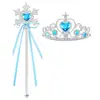 Accesorios de Princesa Elsa Anna de Frozen para Niños Corona Bangbang Collar Guantes Fábrica Dropshipping