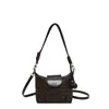 Colección Otoño/Invierno 2026: Bolso de Moda Versátil de Cuero Mate, Bolso para el Trabajo, Bolso Cruzado de Cuero Suave Estilo Vintage Simple Tipo Dumpling