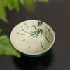 Taza Maestra de Cerámica Pintada a Mano Orquídea Rojo Flint Moji Juego de Té Kung Fu Taza de Té de Boca Ancha para el Hogar Taza de Té
