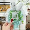 Etiquetas de Nombre Reflectantes Originales de Tela No Tejida DIY para Celebridades, Dijes para Mini Mochilas, Accesorios Esenciales de Apoyo para Fans