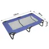Cama de acampamento dobrável para canil externo removível e lavável de verão, cama para cachorro, malha removível no chão, cama para animais de estimação
