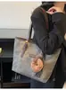 Bolsa de Ombro Grande da Moda 2026 Transfronteiriça para Mulheres, Bolsa Tote Casual Simples de Grande Capacidade para o Dia a Dia