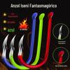 Anzol fantasma Yasini azul fluorescente amarelo vermelho a granel anzol explosivo para anzol equipamento de pesca atacado