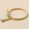 Pulseras Coloridas Tejidas a Mano para el Festival del Bote del Dragón para Hombres y Mujeres, Accesorios de Borla Trenzada, Regalos de Cuerda Tejida a Mano