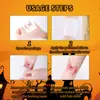 Maquillaje de Ojos para Halloween Tatuajes Temporales Impermeables Pegatinas Calabaza y Otros Temáticos Rojos y Negros Zona de los Ojos Horror Dulce Fresco Maquillaje Impermeable Llamativo