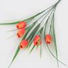 Ramo de tulipanes de 5 cabezas, simulación de tulipanes, decoración floral para sala de estar, jardín, decoración, flores falsas, ingeniería, caja de flores, arreglo floral al por mayor