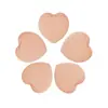 Superficie de Cuero Cojín de Aire Esponja Correctora Herramienta de Maquillaje Punta del Pulgar Forma de Corazón Pequeña Venta al por Mayor Fijación Maquillaje Esponja de Pulgar con Forma de Corazón