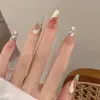 Dicas de Unhas com Pedras de Diamante Mais Vendidas no Tiktok, Arte de Unhas, Adesivos de Unhas Postiças, Unhas Longas Usáveis Feitas à Mão de Alta Qualidade Atacado