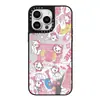 Mary Cat 15Pro para iPhone14ProMax Apple 13Pro Rojo Internet Espejo Carcasa 12 Resistente a Caídas Cubierta Protectora
