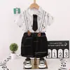 Traje de Verano para Niños de Manga Corta Nueva Llegada Moda de Verano Atractivo Celebridad Cibernética Calle Frita Pantalones Cortos con Correa de Lazo en Relieve traje