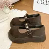 Mocassins de sola grossa da moda para primavera e outono de 2026, bico fino, novo estilo, sapatos versáteis que aumentam a altura para baixinhas