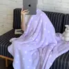 Manta de Polar Espesa con Lunares de Sal Marina~Manta para Siesta en la Oficina Manta Sencilla para Arroparse Manta de Sofá Suave y Amigable con la Piel
