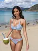 Tamanho Pequeno mm Transfronteiriço Sexy Renda Sem Fio Sutiã Tela Semi-Transparente Estilo Três Pontos Conjunto de Lingerie 8574