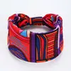 Diadema Bohemia Retro Estampada con Borde Elástico Ancho, Cinta para la Cabeza Deportiva para Mujer, Diadema de Lunares Estampado de Leopardo, Accesorio para el Cabello Pañuelo