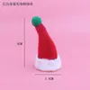 Mini Chapéus de Natal, Cachecóis Pequenos, Gorros de Tricô de Natal, Chapéus Pequenos, Tampas de Garrafa Faca e Garfo, Decorações de Cachecol Pequeno de Natal