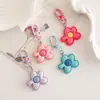 Nuevo Llavero de Flor de Color Caramelo Accesorios de Dopamina Colgante Lindo Ins para Chica Regalo para Mejor Amiga