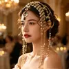 Adorno de Cabeça Estilo Antigo Regiões Ocidentais de Dunhuang Acessórios de Cabelo de Princesa Headwear para Foto de Viagem Pingente de Testa Ornamento de Testa Franja Acessórios de Estilo Étnico Adorno de Cabeça