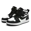 Zapatillas Aj Kidsren Estilo Primavera 2024 Zapatillas Air Force One para Niños Zapatillas de Caña Media y Alta Versátiles Casuales Forradas de Felpa