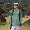 2026 Serie Montaña Colección Exterior Camiseta de Manga Larga de Secado Rápido para Hombre para Deportes al Aire Libre, Corte Holgado, Versátil para Primavera y Otoño