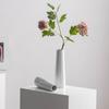 Vaso Decorativo Cerâmico Branco Nórdico Simples Shumen Tulipa Sala de Estar Mesa de Centro Entrada Ornamentos de Flores Ornamentos de Flores