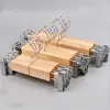 Armario de Madera Maciza Colgador de Pantalones Uso en Casa Percha para Pantalones Falda Clips Antideslizantes para Faldas Clips para Pantalones Percha Sin Marca Hotel Colgador de Pantalones para Niños