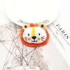 Lindo broche de peluche de dibujos animados, accesorios, equipaje, mano, regalo, bolsa de fieltro, algodón, cabeza de animal, accesorios al por mayor