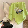 Camiseta de Verano de Manga Corta para Niños 2026 Estilo Coreano Camiseta de Algodón con Estampado de Dibujos Animados para Niños Pequeños y Medianos, Elegante Camisa de Media Manga