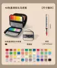 Caneta Marcadora Acrílica Noya com Tinta Líquida Direta, Cores Empilháveis, Corpo Redondo, Ponta Macia com Controle de Tinta, Caneta de Aquarela Infantil, Caneta para Graffiti em Bolsa de Tecido
