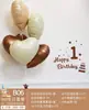 Fundo para Decoração de Festa de 100 Dias, Primeiro Aniversário, Tema Jardim Fresco, Minimalista Ins Estilo Coreano, Placa de KT