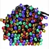 Suministro directo de fábrica luces de cadena solares luces decorativas para patio de vacaciones de Navidad luces LED de cadena impermeables para exteriores para césped