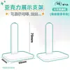 Suporte de Exibição Vale Excêntrico 75mm Vale de Acrílico Suporte para Boneca de Algodão Beauty Rack de Armazenamento de Emblemas