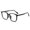 Nuevas gafas de montura grande TR ultraligeras de color liso, montura de gafas de moda retro, montura de gafas de alta calidad anti luz azul para hombre y mujer