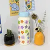 Taza Termo de Gran Capacidad Estilo Nuevo Transfronterizo Dibujos Animados Portátil al Vacío para Niños Estudiantes Deportistas Botella de Agua Taza de Agua Impresa para Exteriores