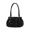 Bolsa tote tipo cubo con lazo y lunares estilo coreano para mujer, nueva moda 2026, bolso de hombro fresco y elegante, bolsa para el día a día para mujer