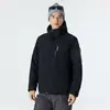 Ropa de Carga para Exteriores para Mujer Forrada de Polar Engrosada Cortavientos Resistente al Frío Forro Polar Tres en Uno Desmontable Ropa de Carga para Hombre
