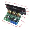 Placa Amplificador de Potencia Digital Estéreo Bluetooth 5.0 8 Ohmios 2x26 Vatios Control Remoto Unidad USB Entrada de Audio con Panel Agudos y Graves
