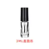Esmalte de Uñas botella vacía de cristal partido pincel aplicador aceite para pintar botella vacía pequeña botella de poción de esmalte de uñas portátil 5ml