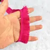 Encaje de Borla de Poliéster de Color de 2.5cm Crin de Caballo DIY Cabeza de Tigre Zapatos Pendientes Hilo de Bordar Borlas Accesorios de Ropa