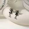 Série Gatinho Fofo Novo Design de Moda Brincos e Colar Combinação Loja Atacado "Sem Mercadorias Disponíveis para Reserva"