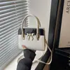 Otoño 2026 Nuevo Elegante Retro Alto Valor Bloques de Color Patchwork Versátil Temperamento Nicho Simple Chic Bolso de un Hombro