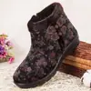 Tienda Insignia Bujinxuan Zapatos de Algodón del Viejo Pekín para Personas Mayores y Abuelas Zapatos de Felpa de Invierno para Personas Mayores Zapatos Cálidos de Otoño e Invierno para Personas Mayores