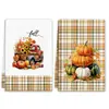 Venda Quente Transfronteiriça Toalha de Cozinha Caveira Divertida Escura Decoração de Halloween Limpeza Panos de Mesa Pano de Lavar Louça