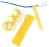 Correas de Gestión de Cables de Espalda con Contraparte con Sujeción Fuerte para Cables de Datos, Almacenamiento de Cables, Correas de Velcro Semicirculares