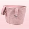 Cesta Grande para Bicicleta, Cesta para Muñeca de Cochecito, Cesta Delantera Tejida con Cuerda para Bicicleta Infantil, Decoración para Patinete